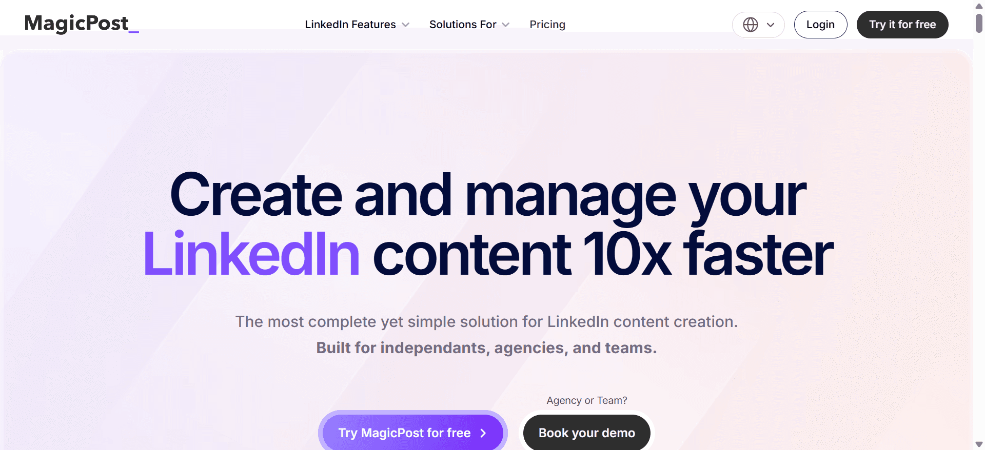 MagicPost Review 2026: The Best AI LinkedIn Post Generator?